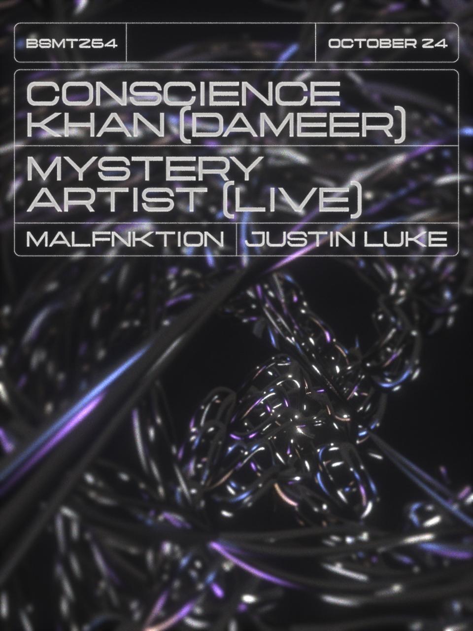 Alari: Conscience Khan [Dameer], Mystery Artist [Live Set], Malfnktion, Justin Luke