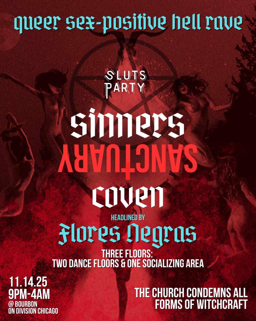 $Luts Party: Sinner'S Sanctuary Coven - 3 Floor Kinky-Queer Hell Rave