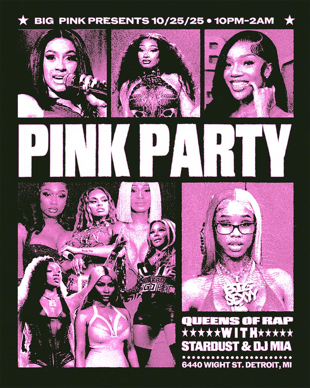 Pink Party: Queens Of Rap (Wear Pink = Free Entry)