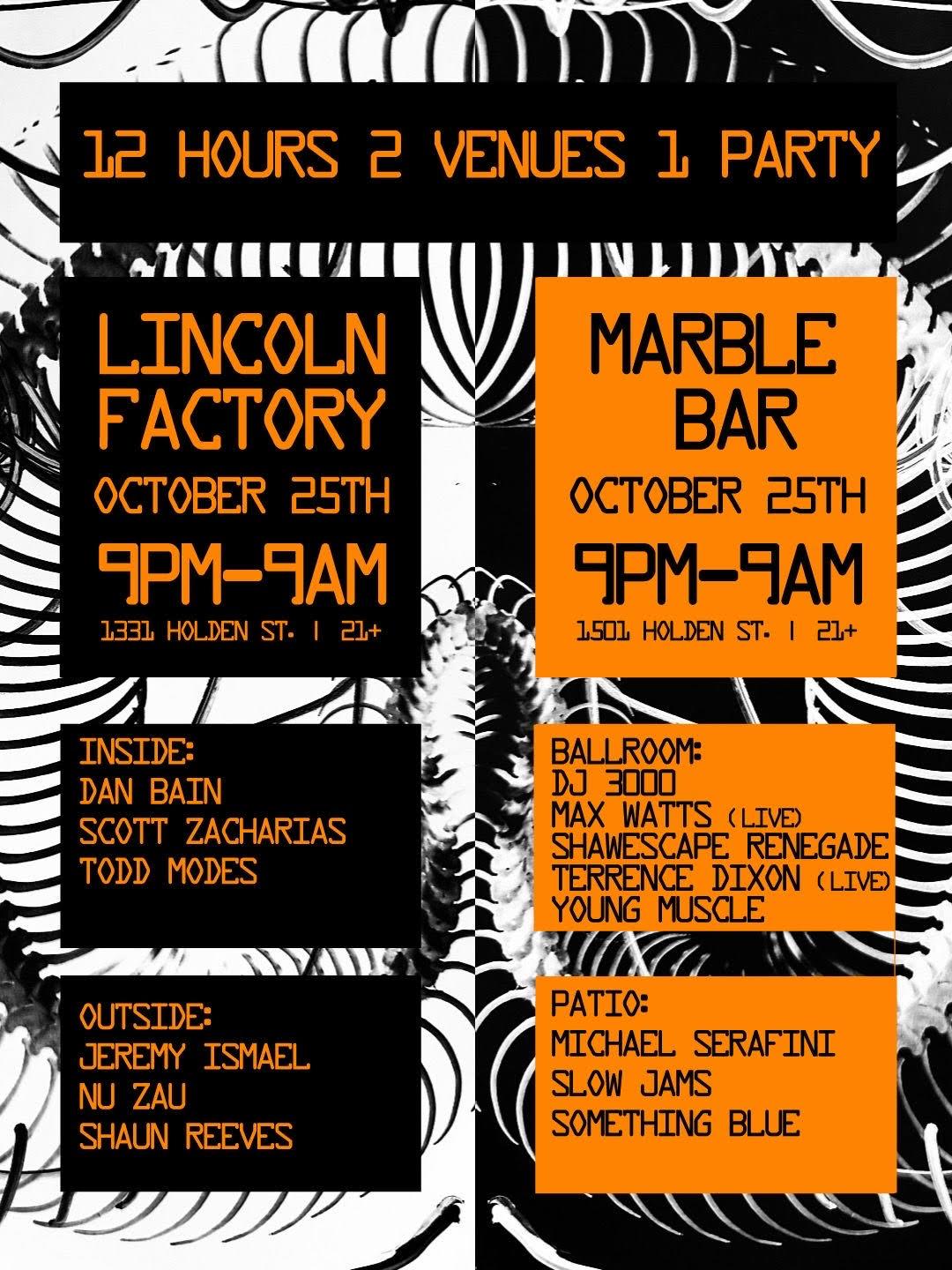 12 Hour Party - Marble + Lincoln