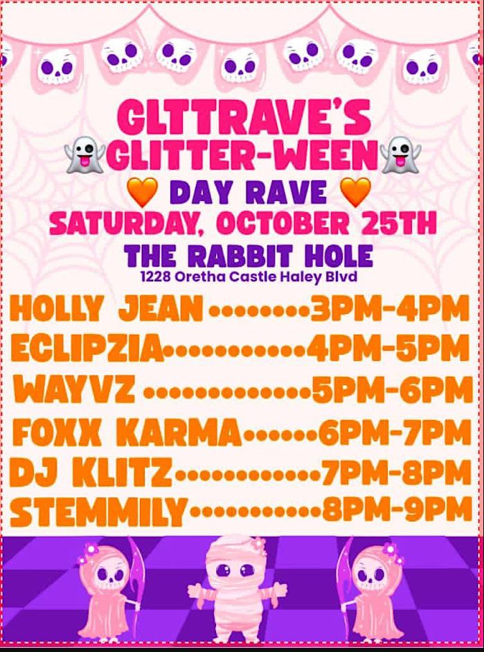 Glittrave'S Glitter-Ween Day Rave