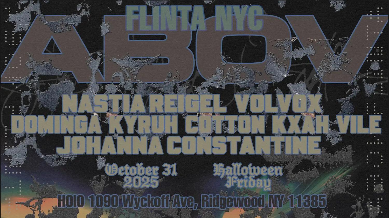 Flinta* Halloween Nyc: Abov