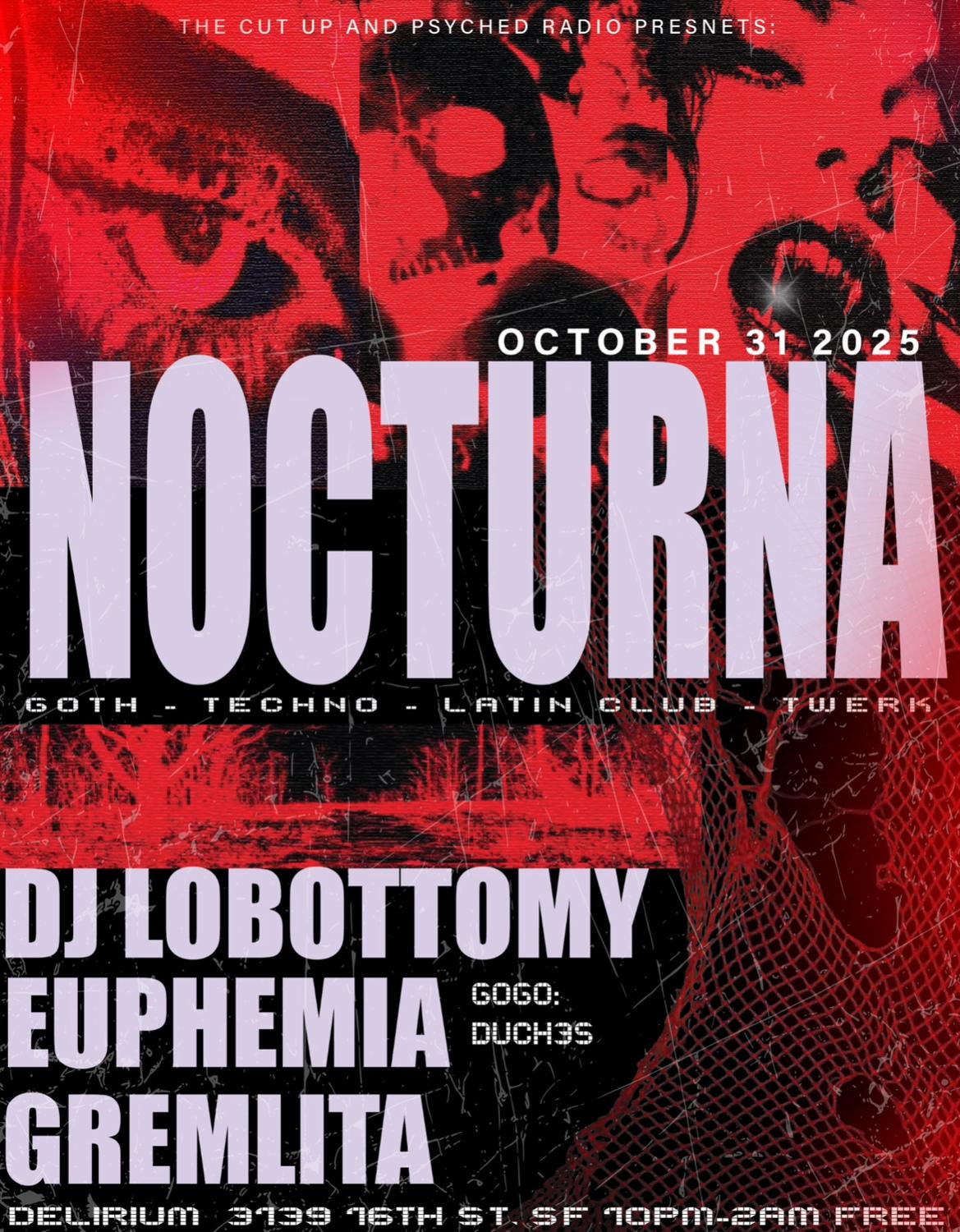 The Cut Up And Psyched Radio Presnets: Nocturna
