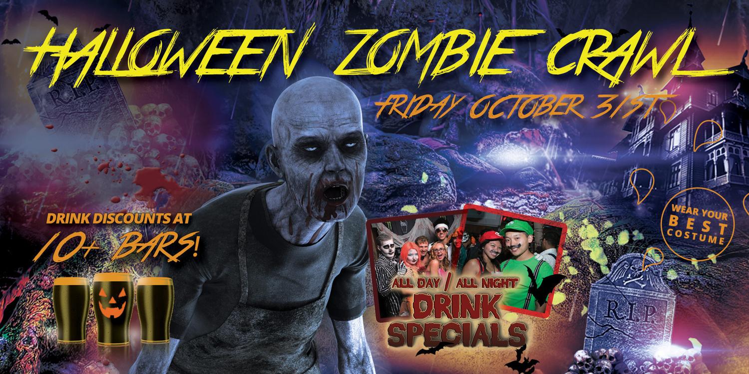 Seattle Zombie Crawl - Halloween Bar Crawl - Friday Oct 31St