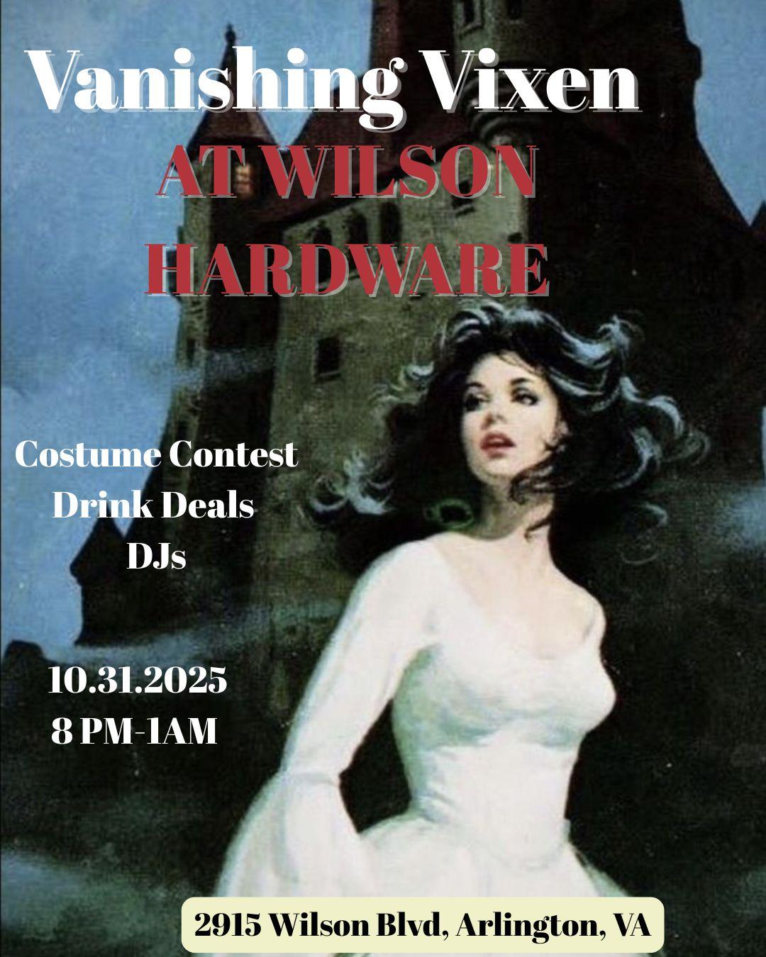 Clarendons Vanishing Vixen Halloween Party