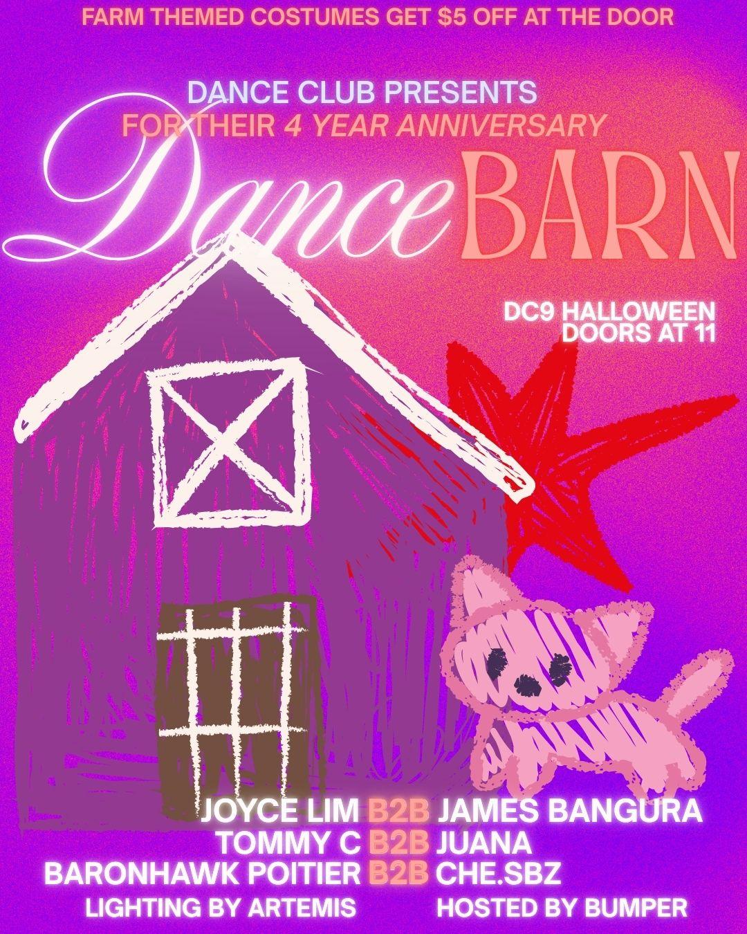 Halloween! Dance Club 4 Year Anniversary: Dance Barn