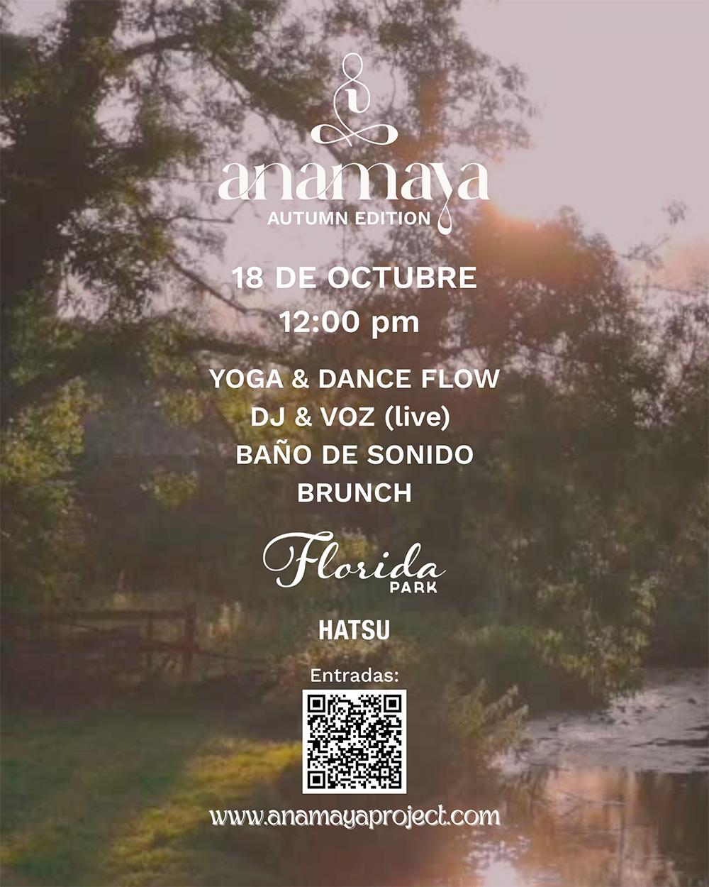 Anamaya En Florida Park Madrid- Yoga & Electronic Music