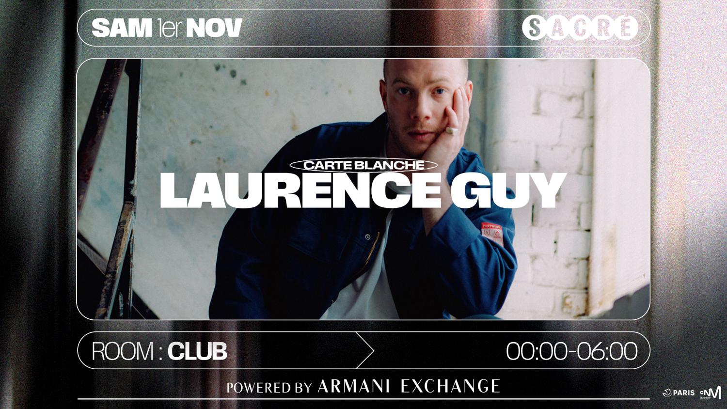 Sacré : Laurence Guy (Carte Blanche) [Powered By Armani Exchange]