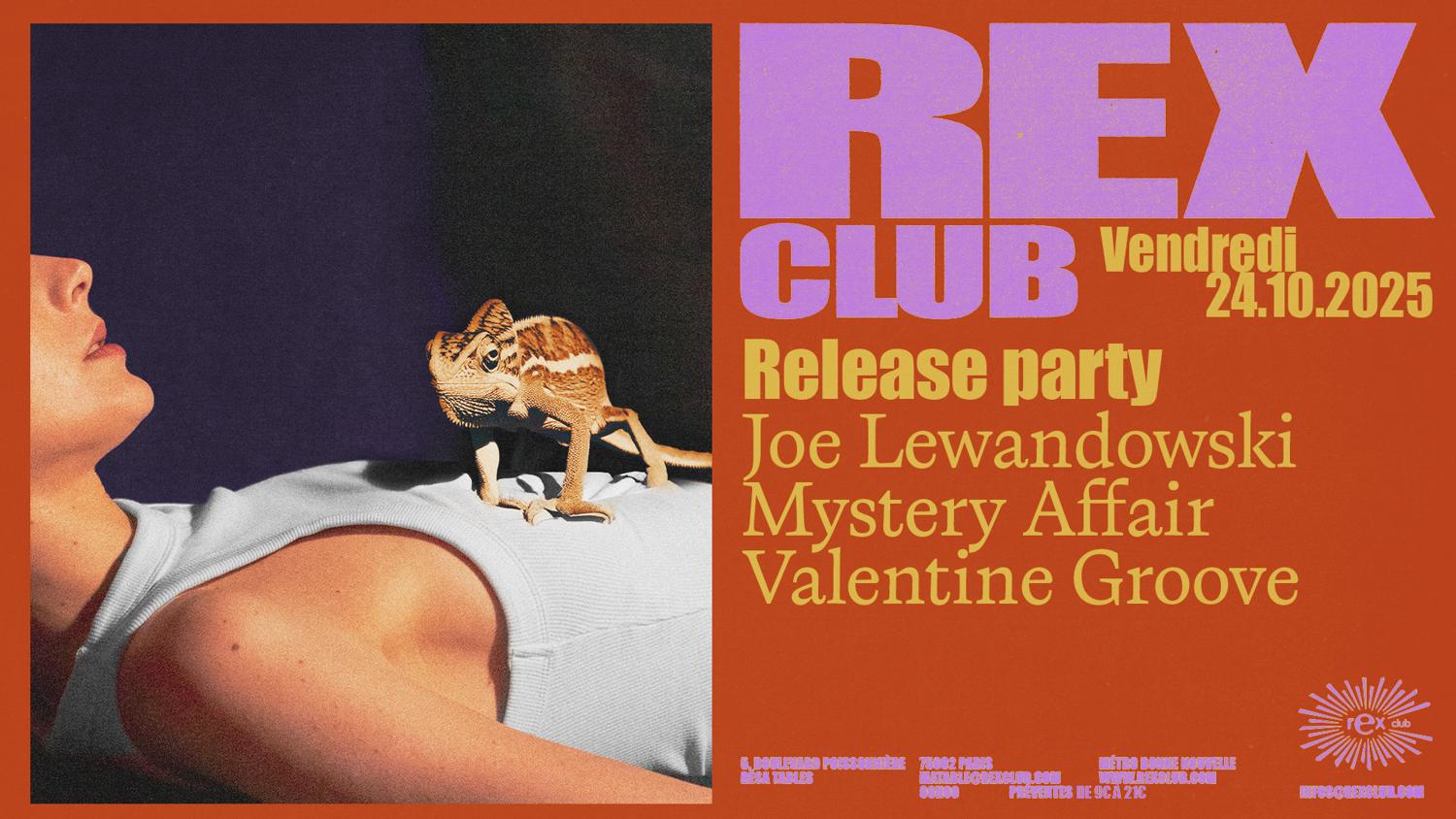 Joe Lewandowski Release Party: Mystery Affair, Valentine Groove, Joe Lewandowski