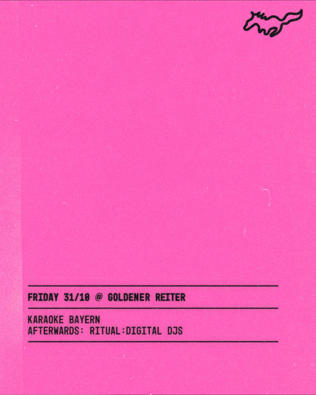 Karaoke Bayern – Afterwards: Ritual:Digital Djs