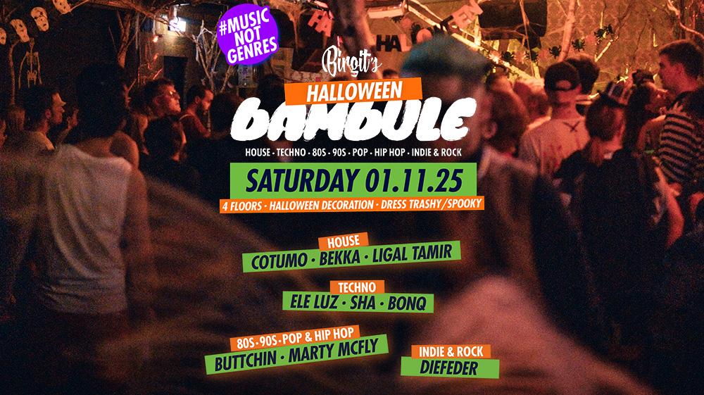 Birgit'S Halloween Bambule (House, Techno, 80S, 90S, Pop, Hip Hop, Indie & Rock)