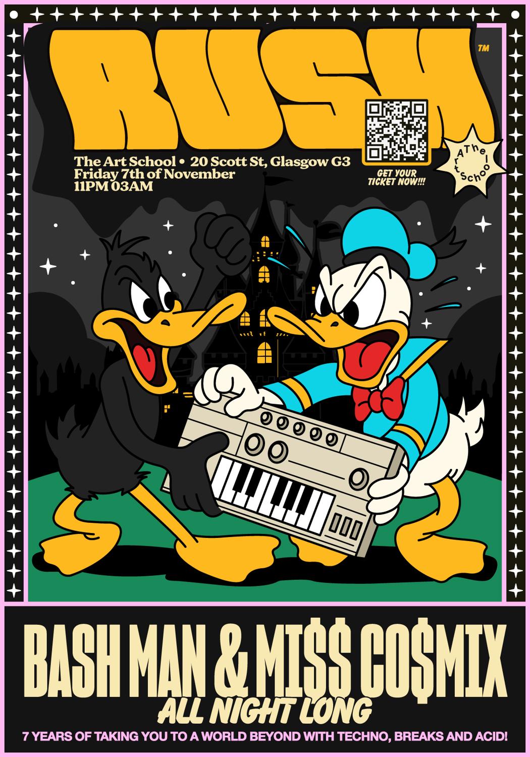 Rush W/ Bash Man & Mi$$ Co$Mix All Night! (Free Party)