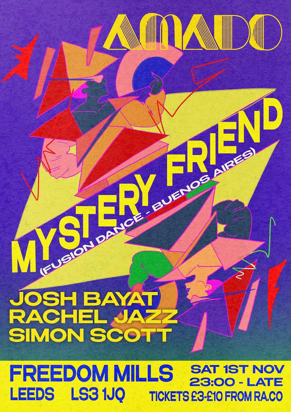 Amado - Mystery Friend, Josh Bayat, Rachel Jazz & Simon Scott