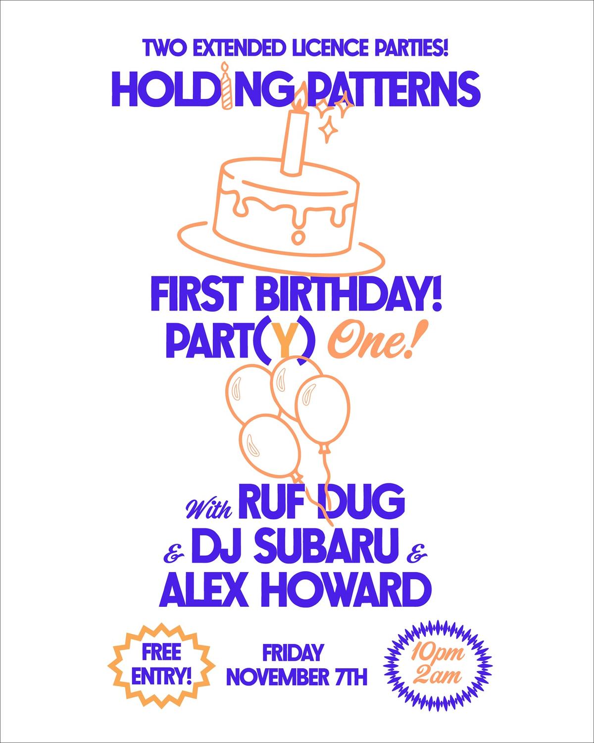Holding Patterns Birthday Part(Y) 1