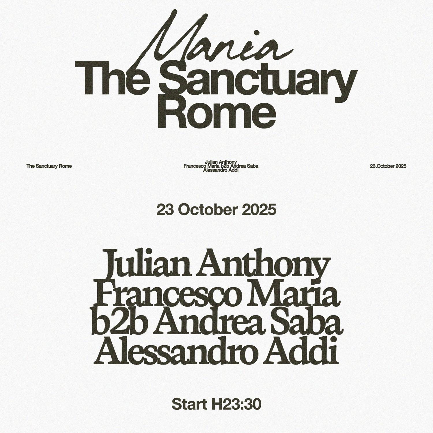 Mania Invites Julian Anthony