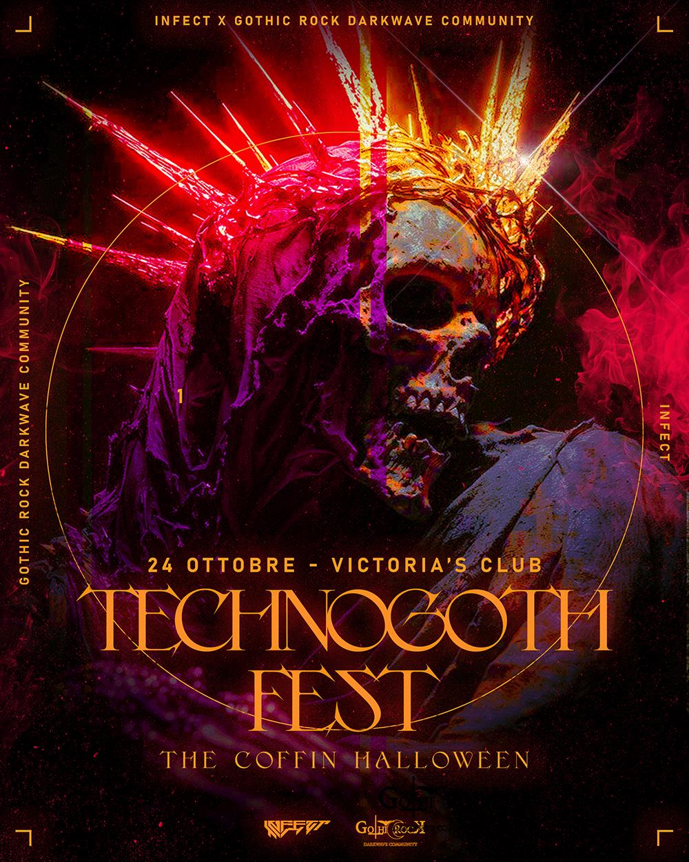 Techogoth Fest (The Coffin Halloween Party) - Infect X Gothic Rock Darkwave Community