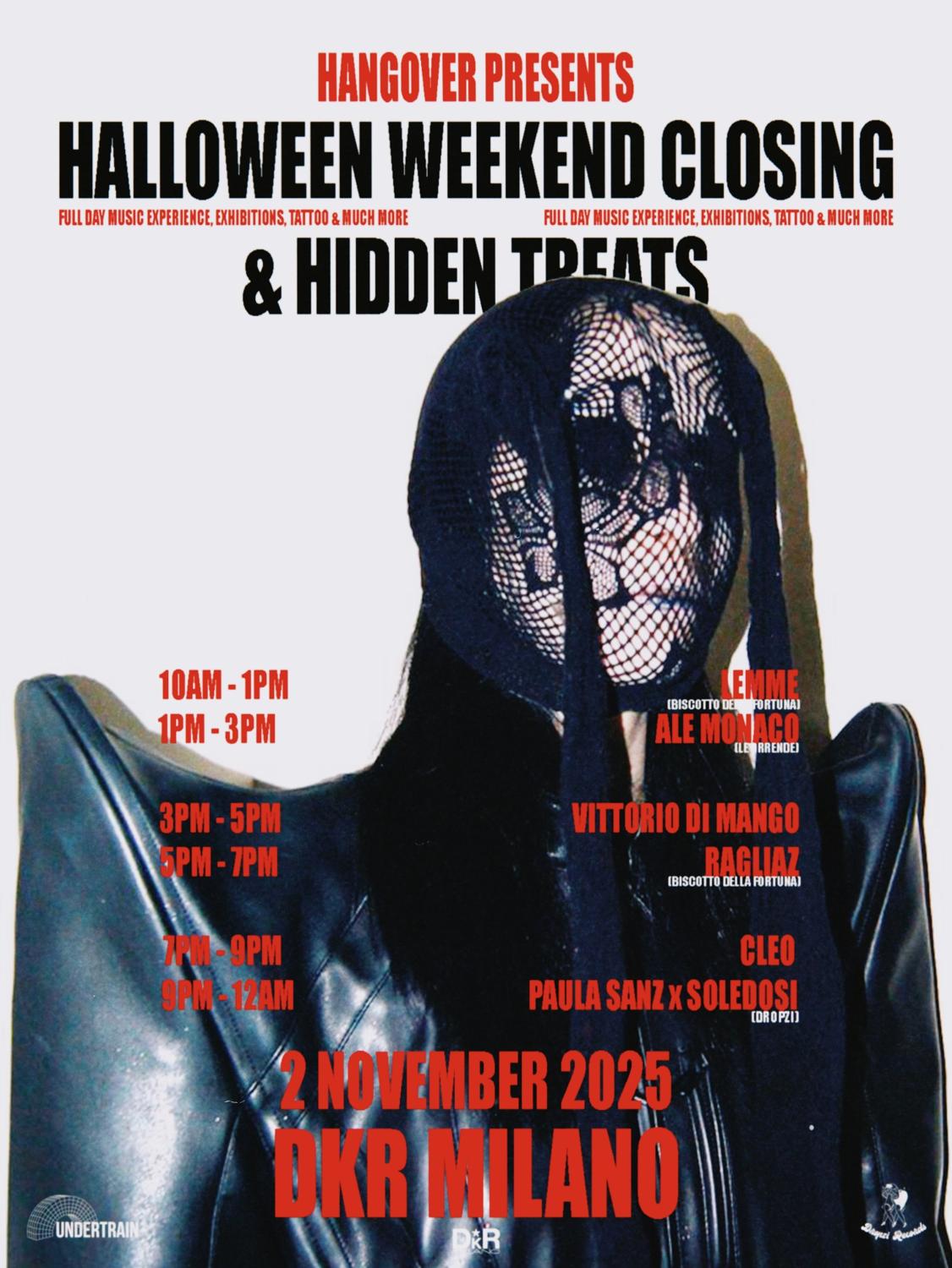 Hangover - Halloween Week-End Closing & Hidden Treats