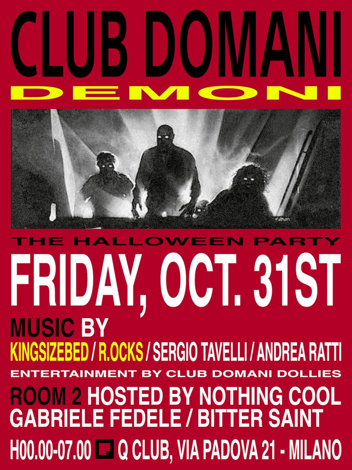 Club Domani - 'Demoni' - Halloween Party