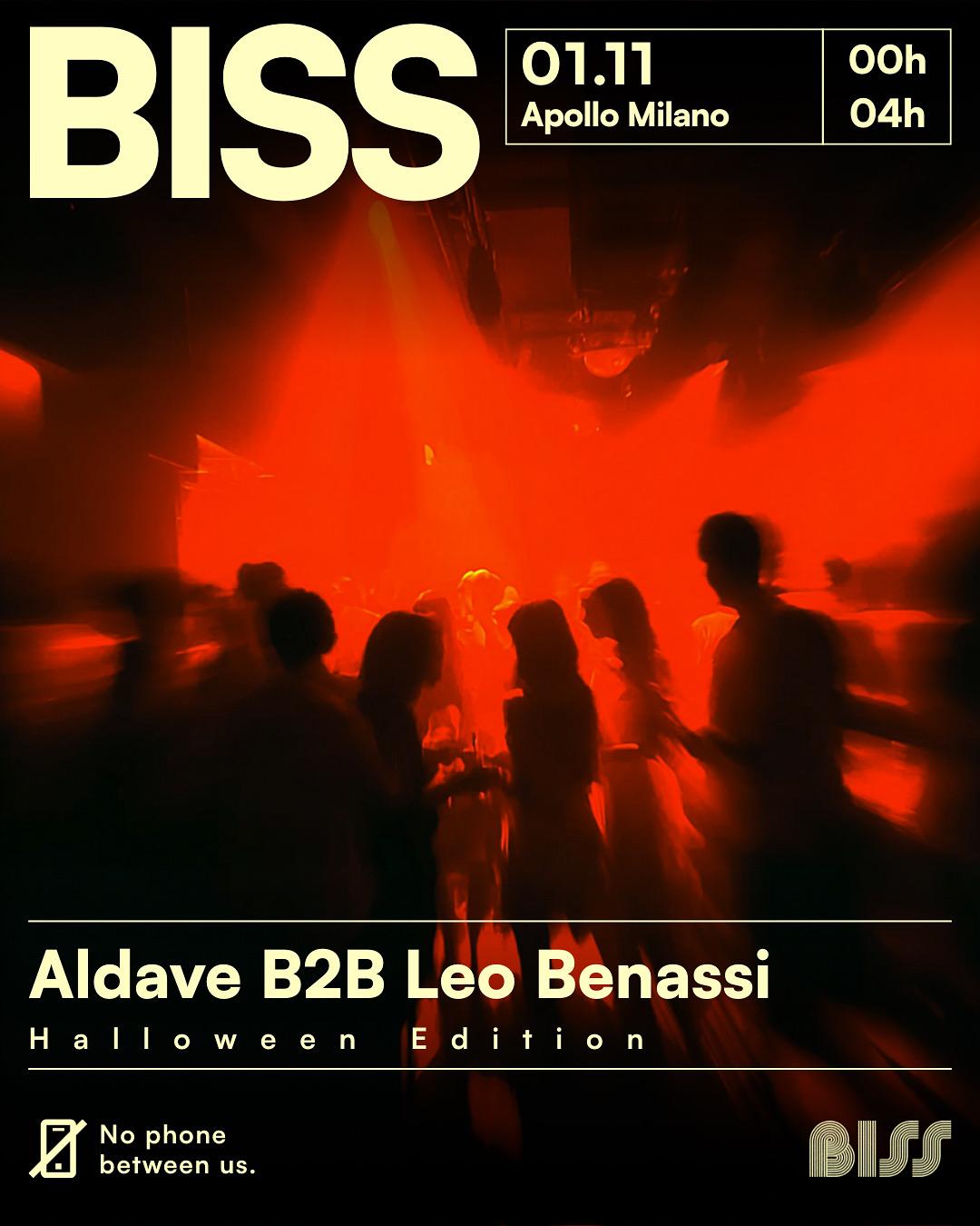 Biss Halloween Edition - Aldave B2B Leo Benassi Apollo Milano
