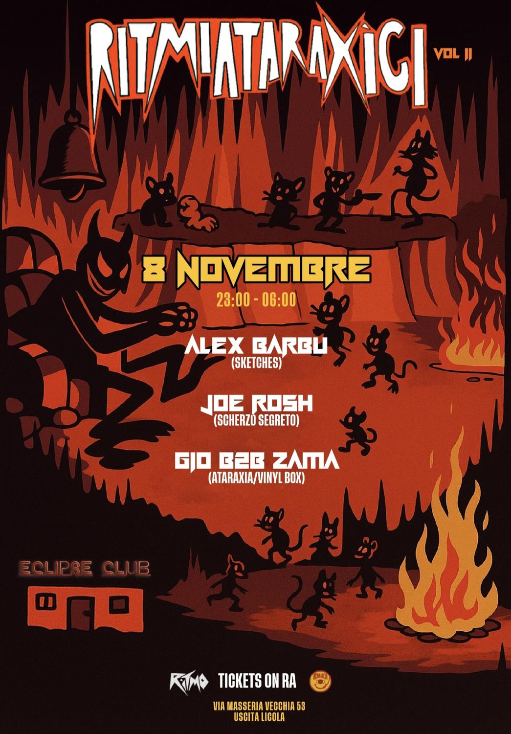 Ataraxìa & Ritmo - Ritmi Ataraxìci W// Alex Barbu, Joe Rosh, Gio B2B Zama