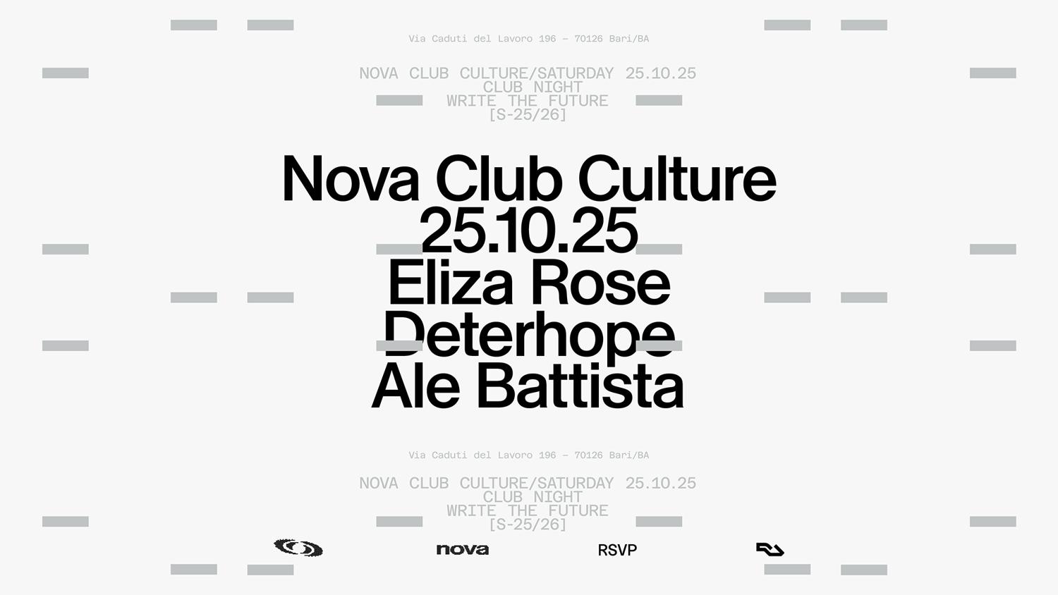Club Night With Eliza Rose - Deterhope - Ale Battista
