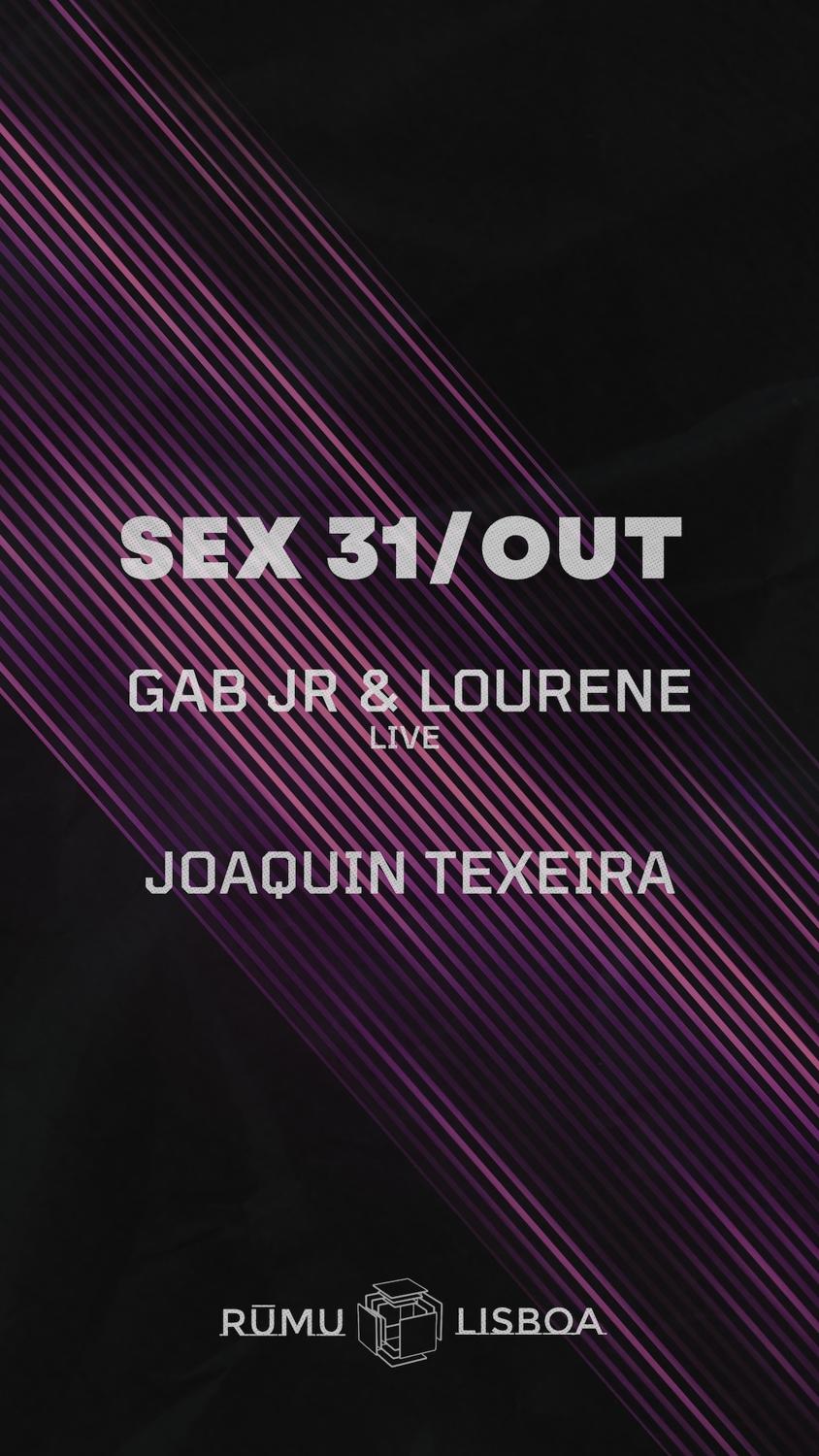 Rūmu Presents: Gab Jr & Lourene (Live Act) & Joaquin Texeira
