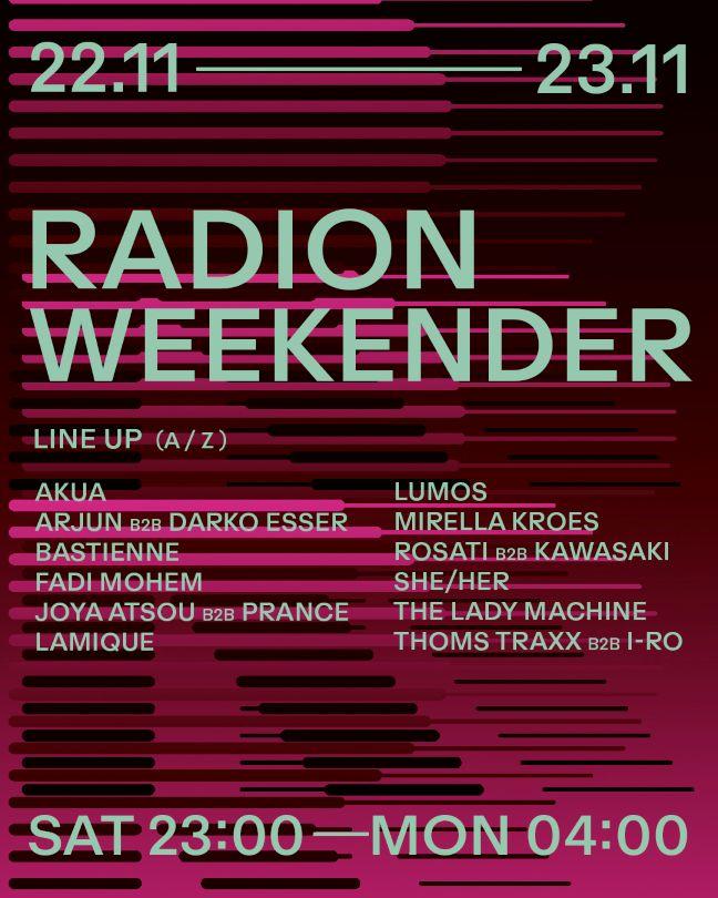 Radion Weekender