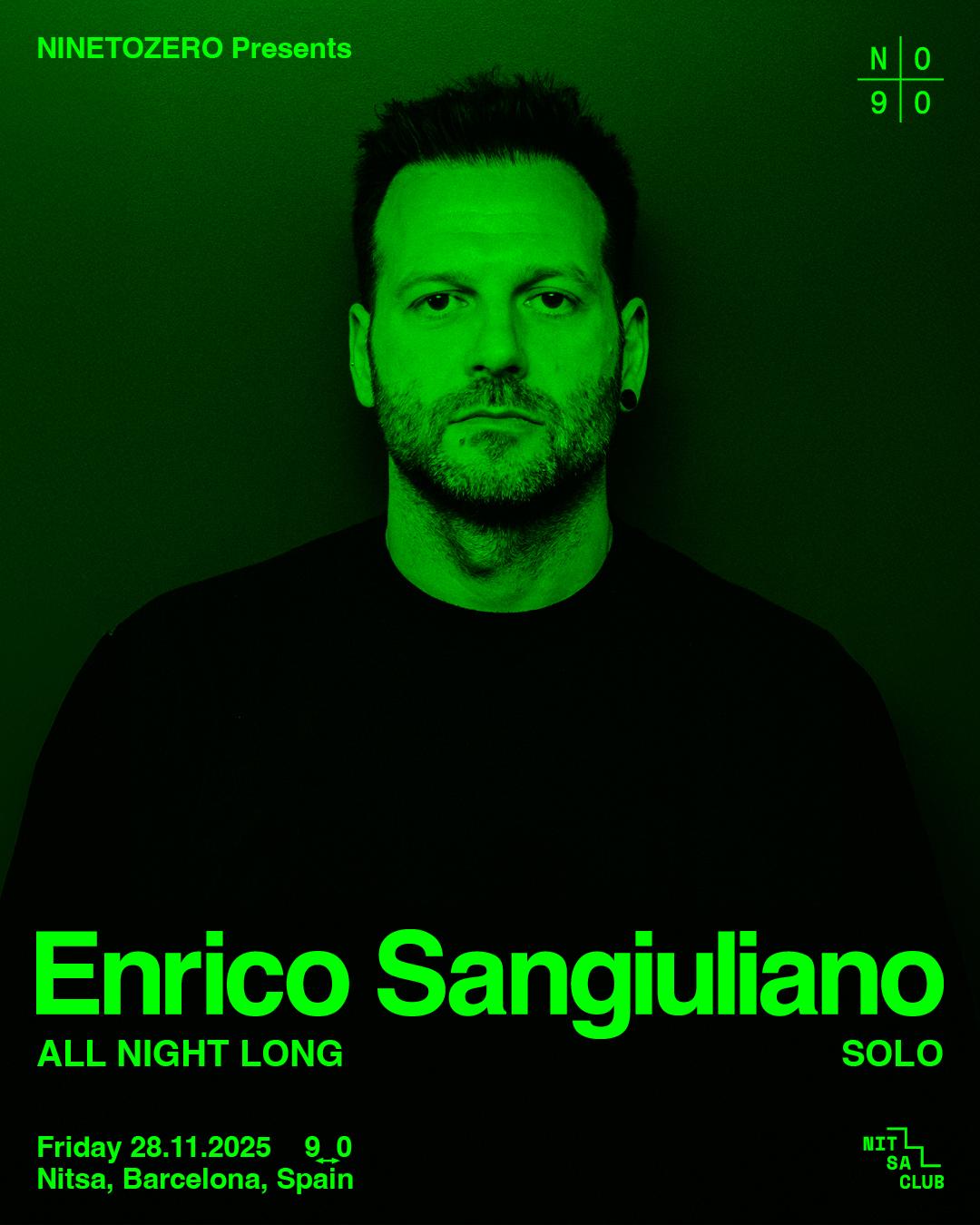 Ninetozero: Enrico Sangiuliano All Night Long Solo