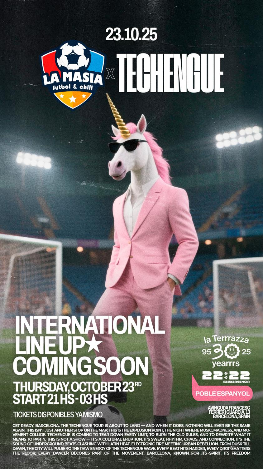 Techengue Barcelona X La Masia