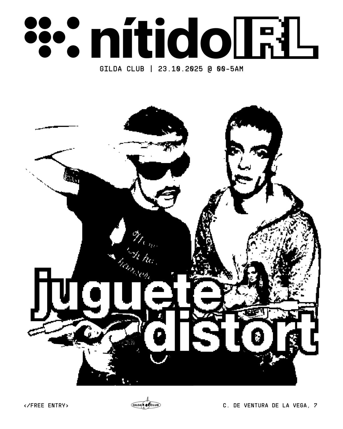 Nítido Irl: Juguete + Distort