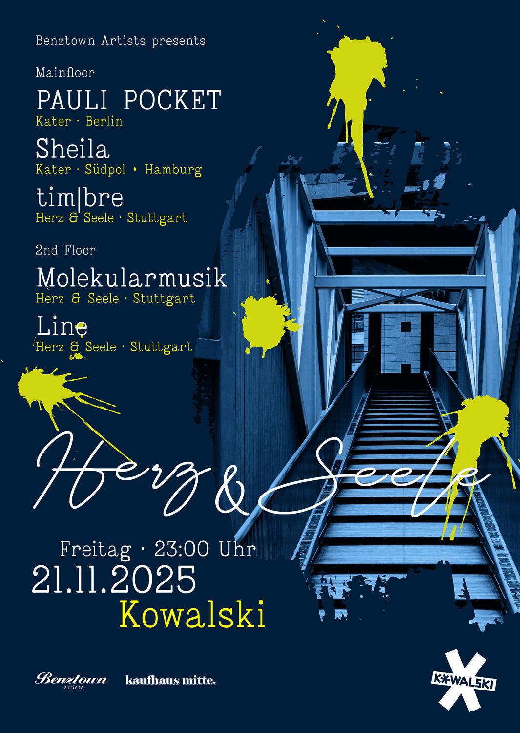 Herz & Seele W./ Pauli Pocket, Sheila, Tim|Bre, Molekularmusik, Line