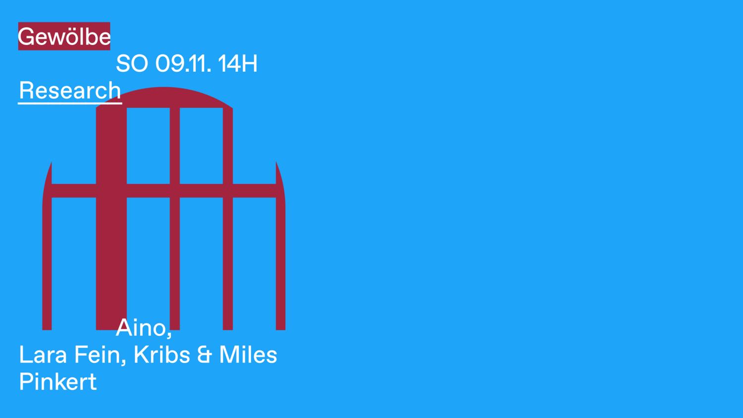 Research With Aino, Lara Fein, Kribs & Miles Pinkert