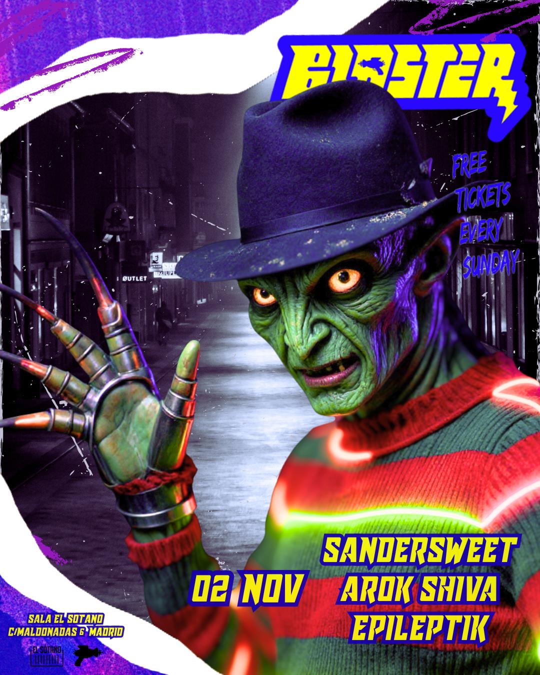 Blaster: Sandersweet, Arok Shiva, Epileptik