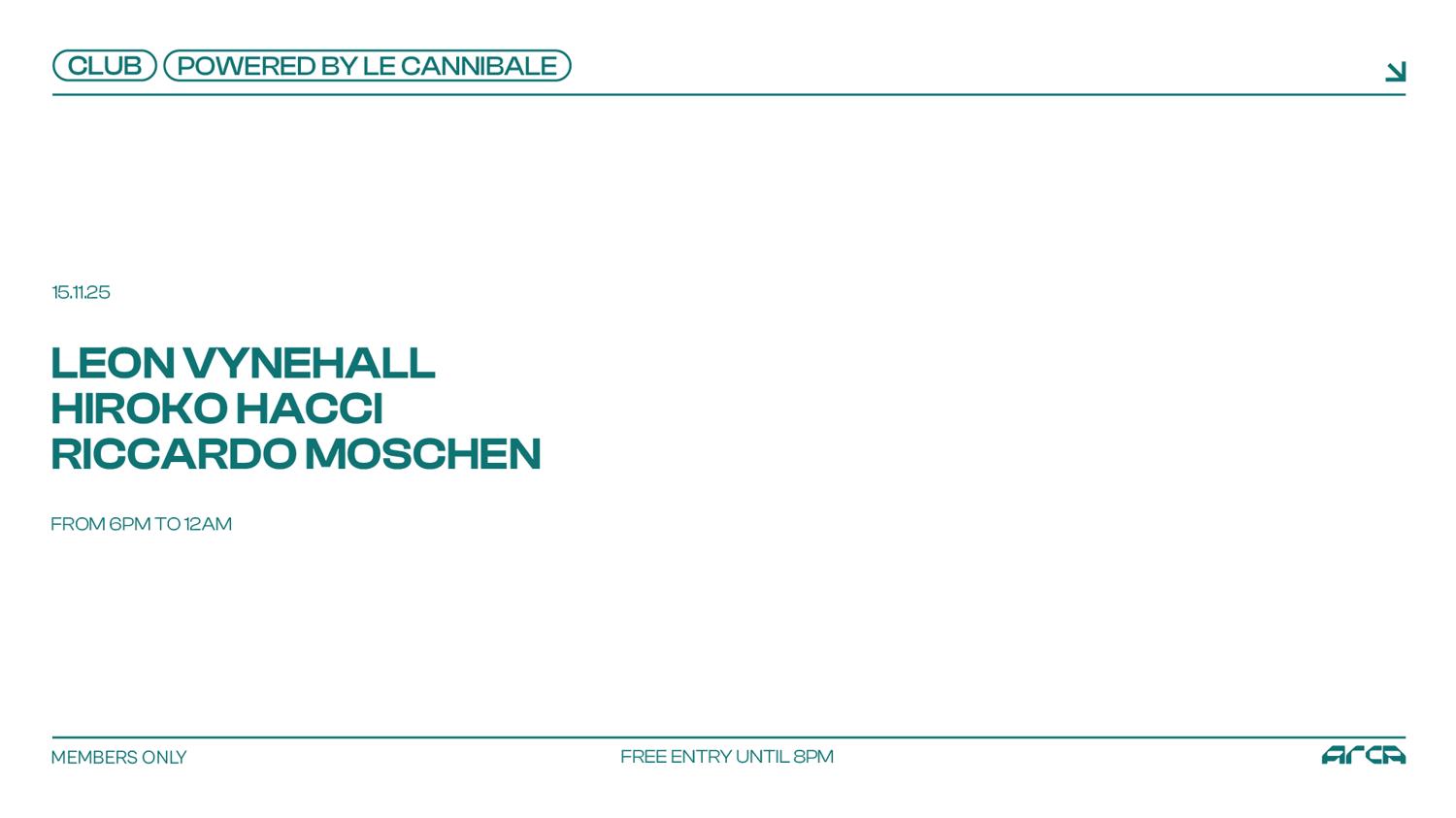 Le Cannibale With Leon Vynehall