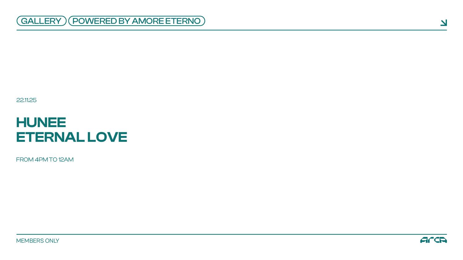 Amore Eterno With Hunee + Eternal Love