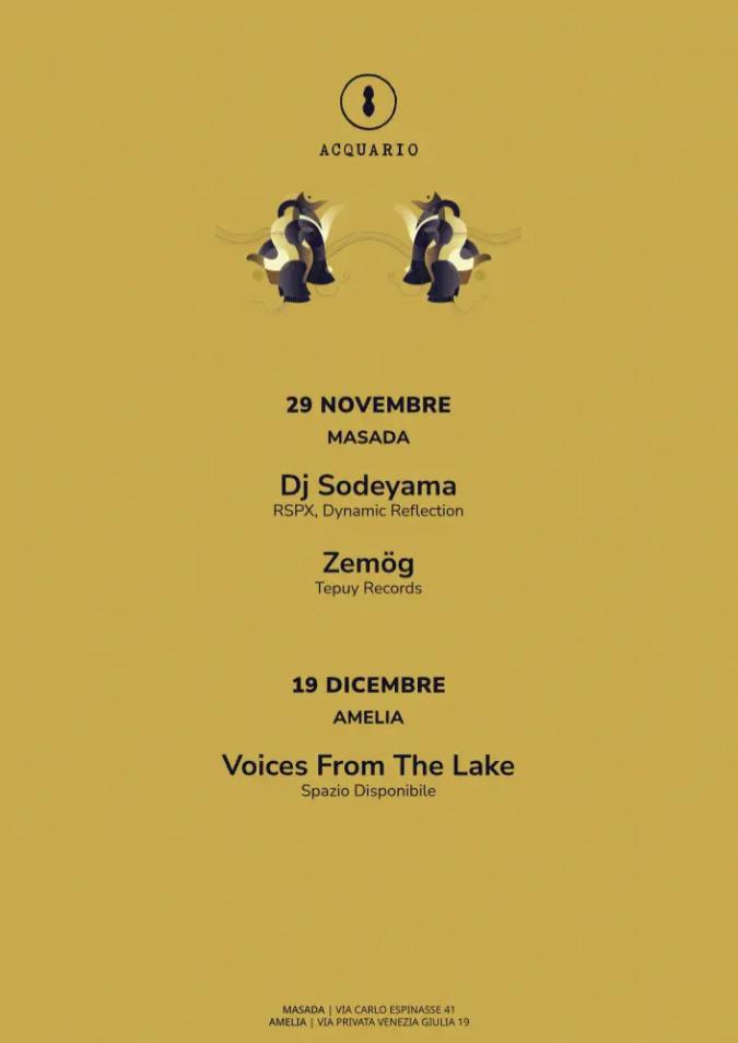 Dj Sodeyama, Zemög // Acquario (Masada)