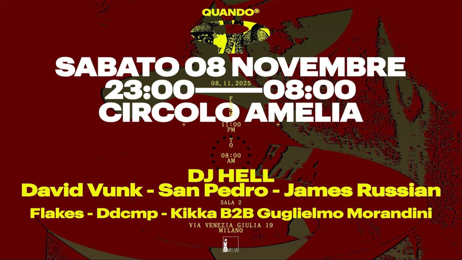 Quando With Dj Hell + David Vunk