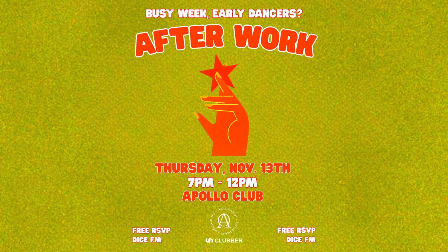 After Work! Soft Clubbing At Apollo Club