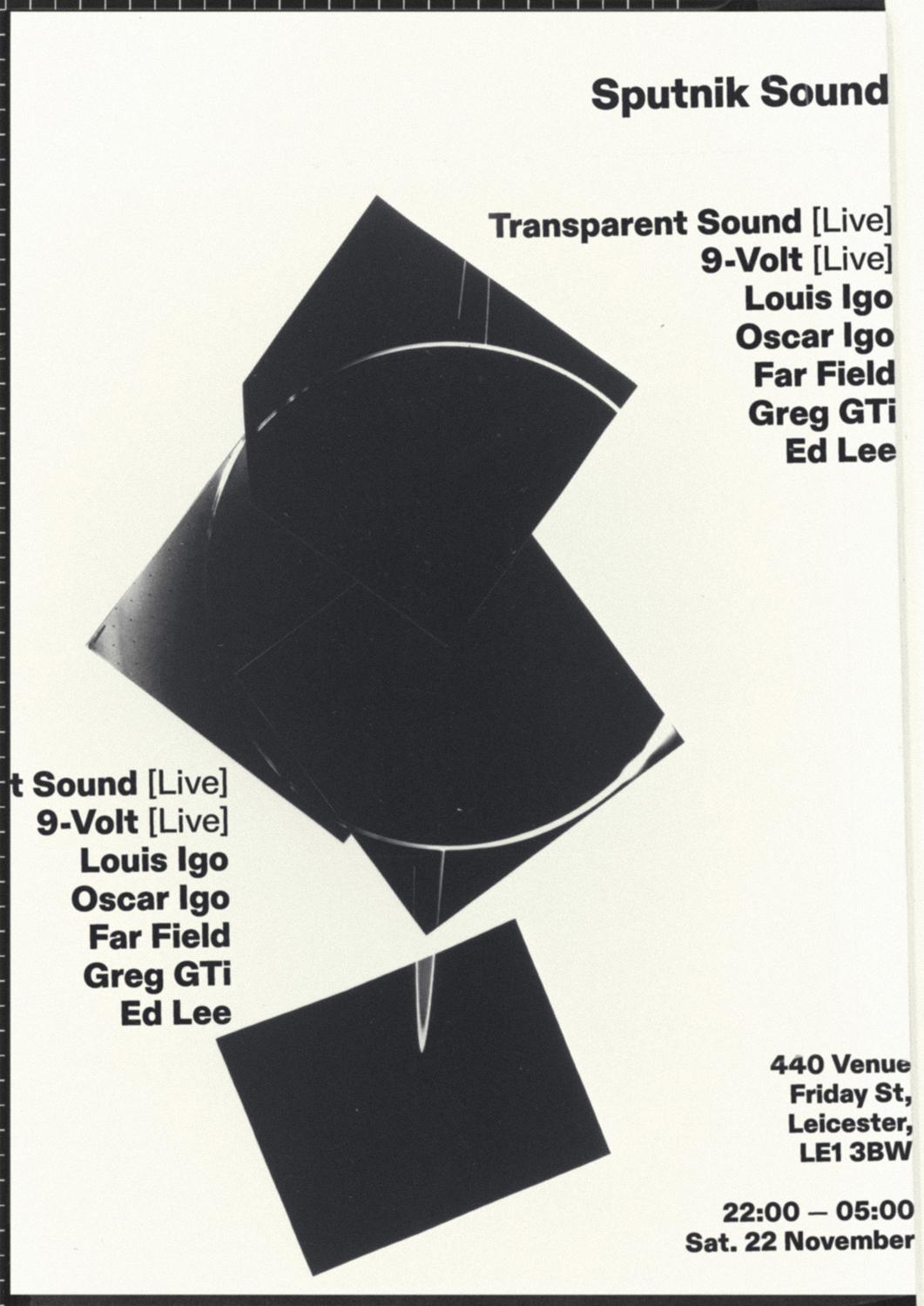 Sputnik Sound Presents: Transparent Sound (Live)