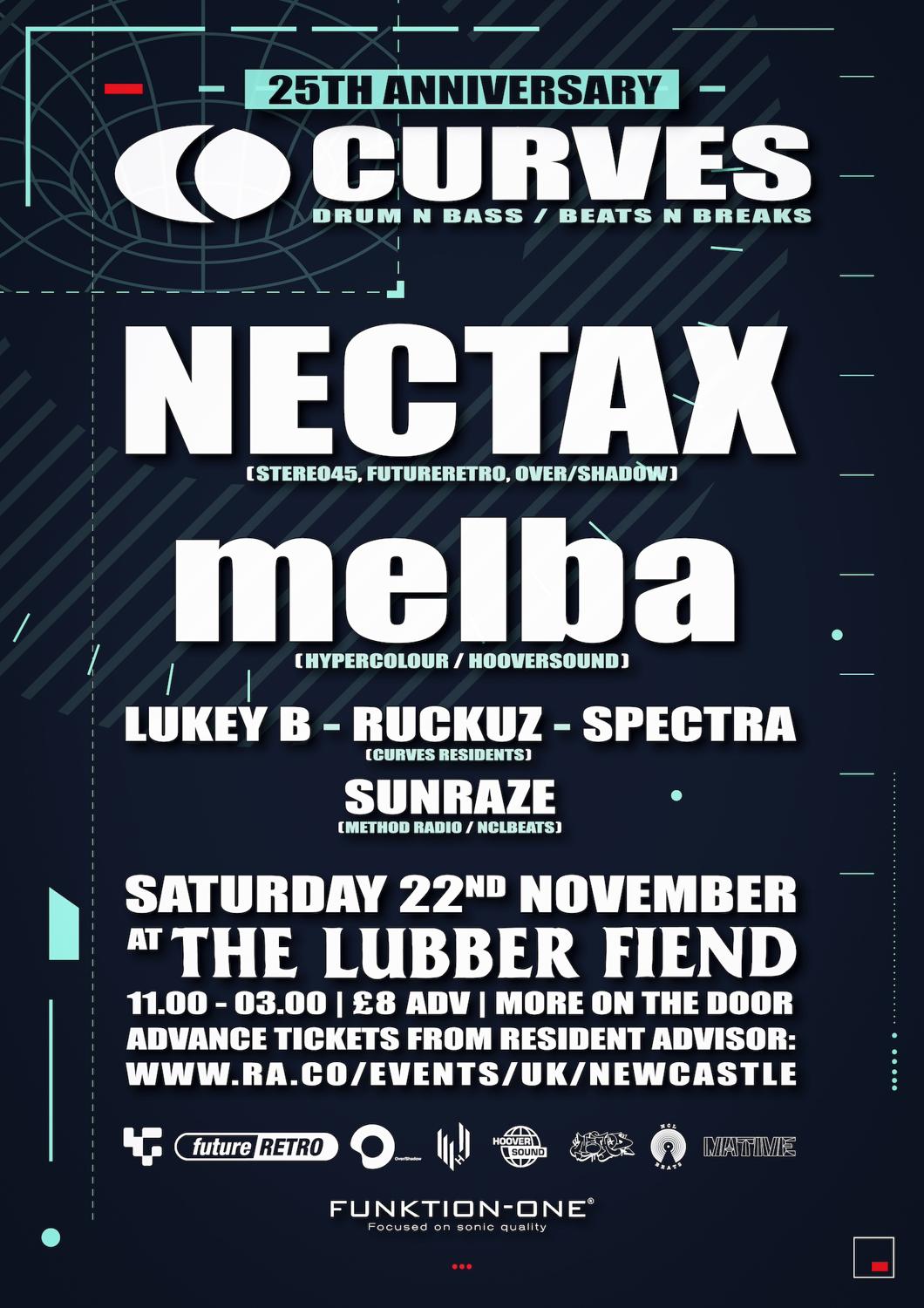 Curves Presents - 25Yrs - Nectax, Melba