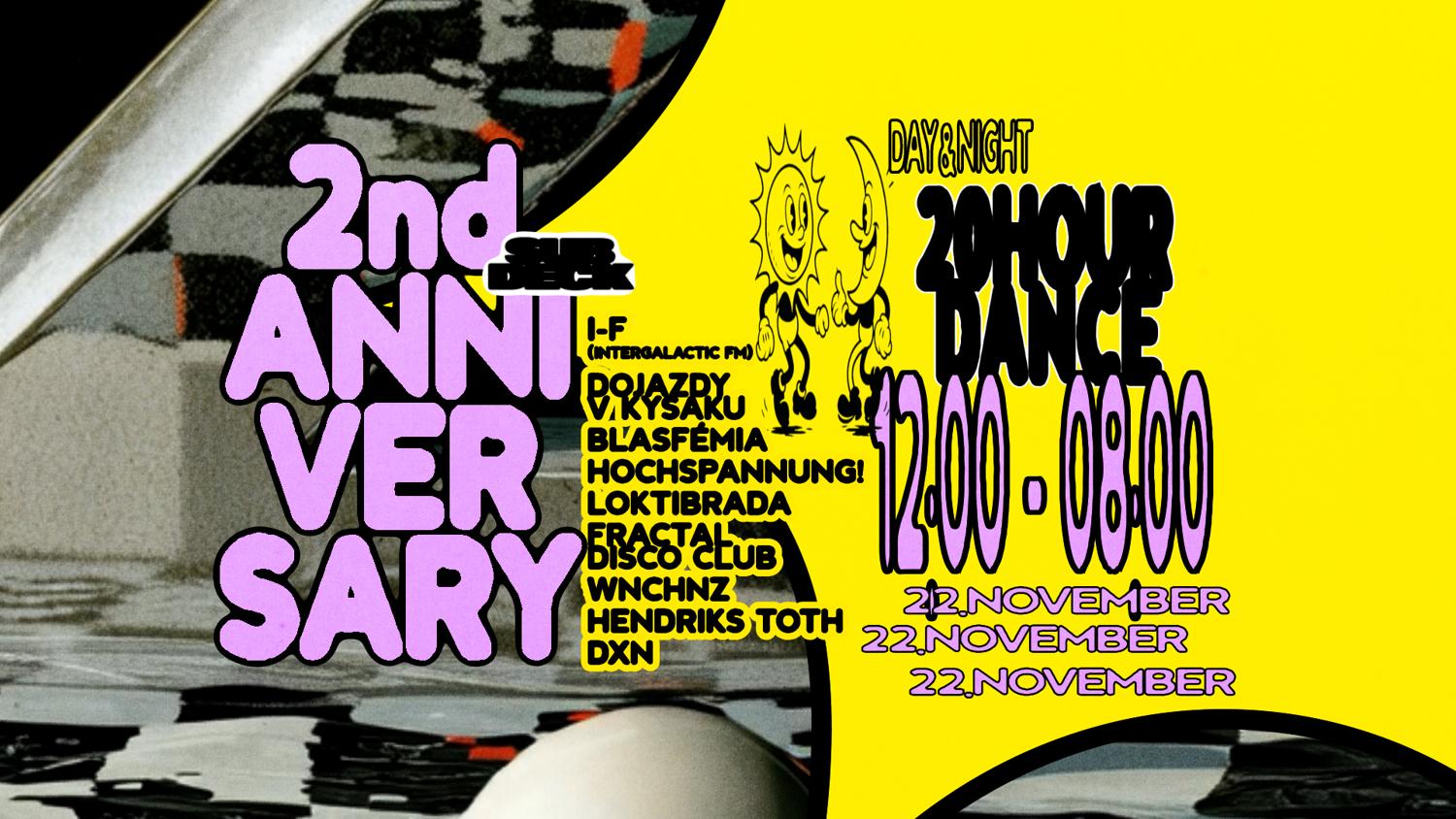 Subdeck 2Nd Anniversary: Day & Night: 20-Hour Dance