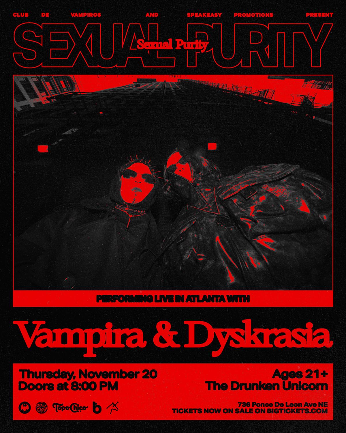 Club De Vampiros And Speakeasy Present... Sexual Purity With Vampira And Dyskrasia