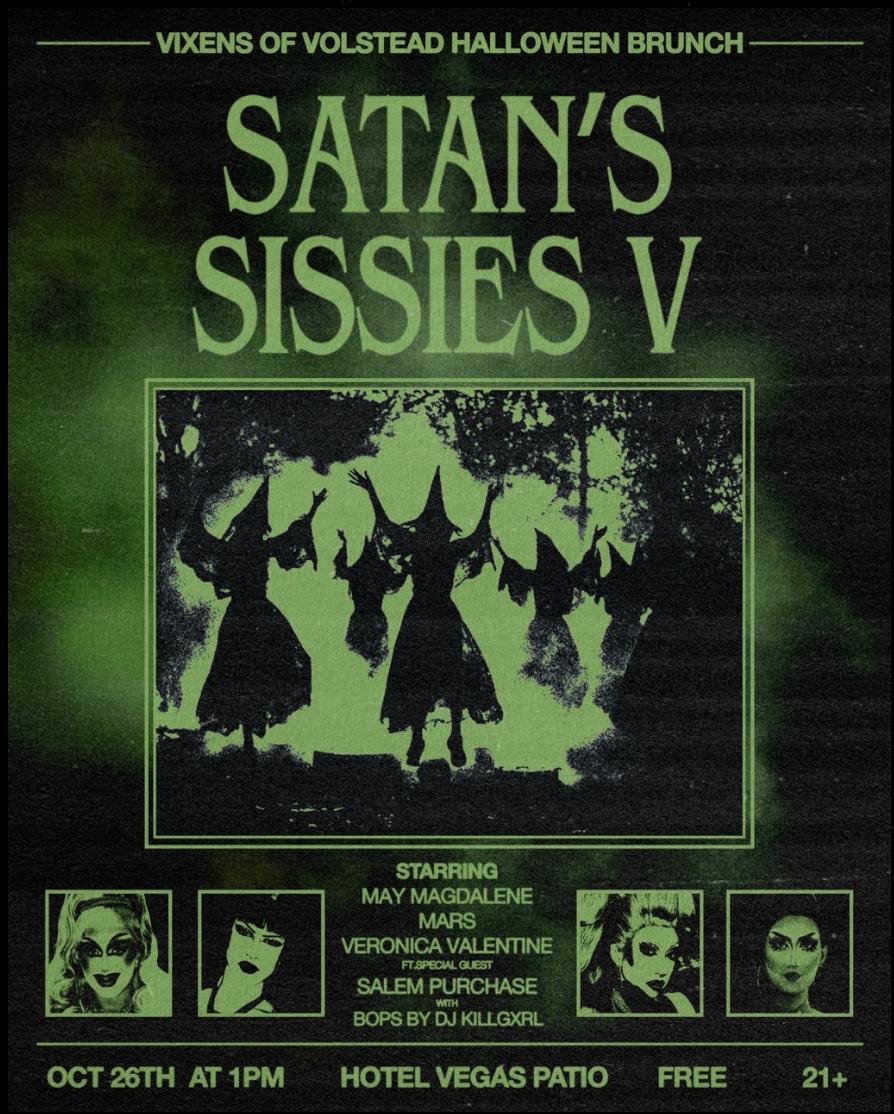 Vixens Of Volstead Drag Brunch: Satan’S Sissies V