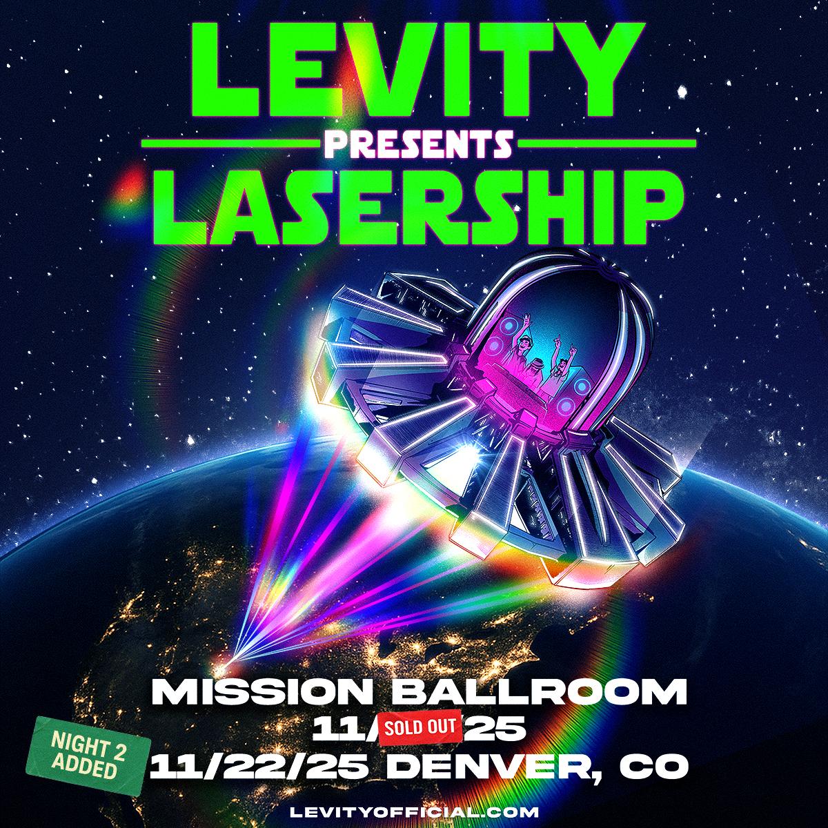 Levity Presents: Lasership At Mission Ballroom: Friday, November 21, 2025
