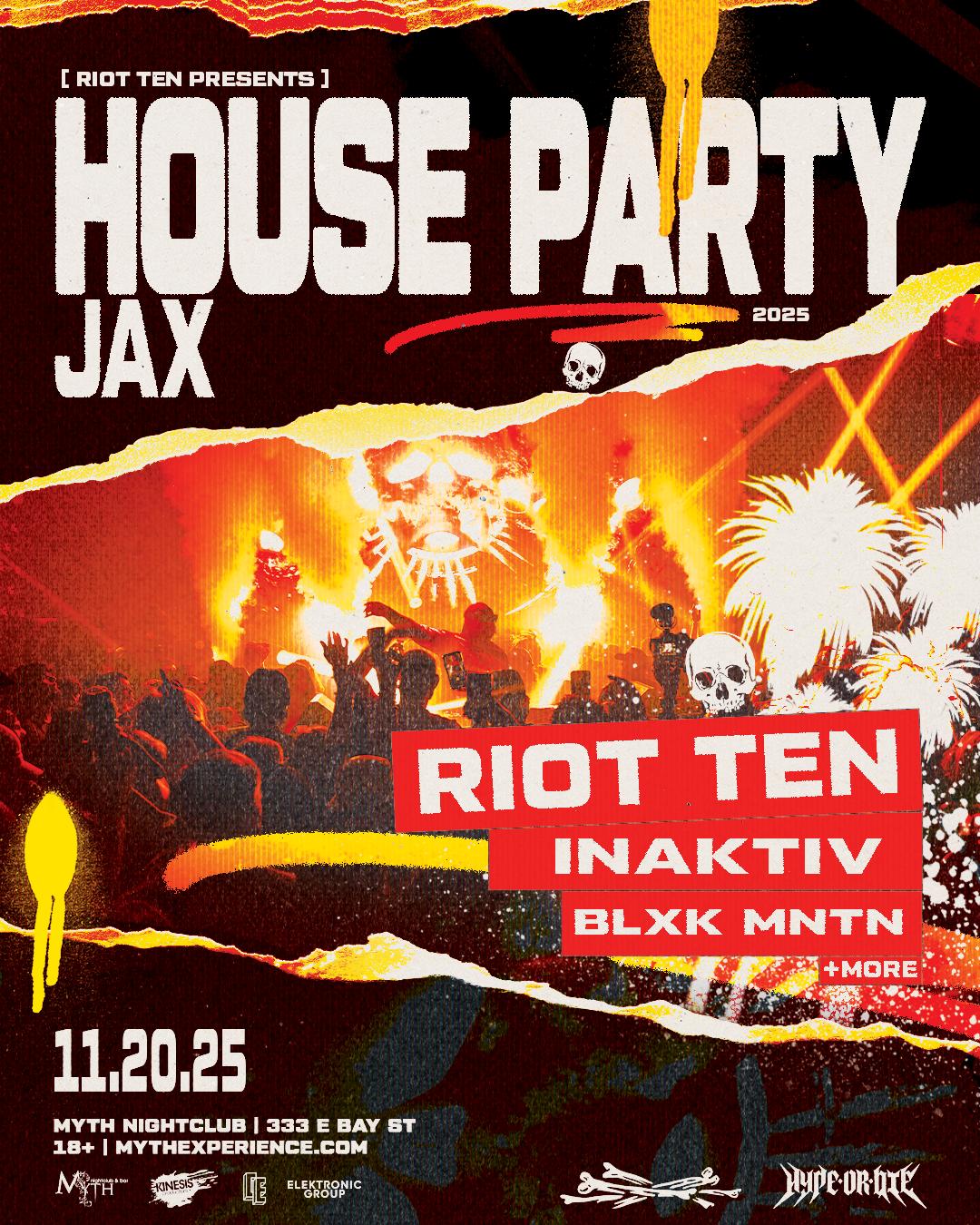 Electronic Thursdays Presents: Riot Ten'S House Party Tour