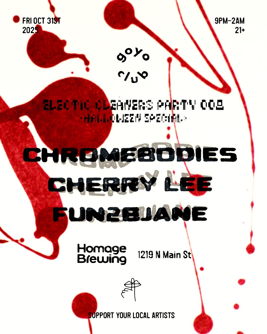 Goyo Club Presents Electric Cleaners Party 008 - Halloween Special