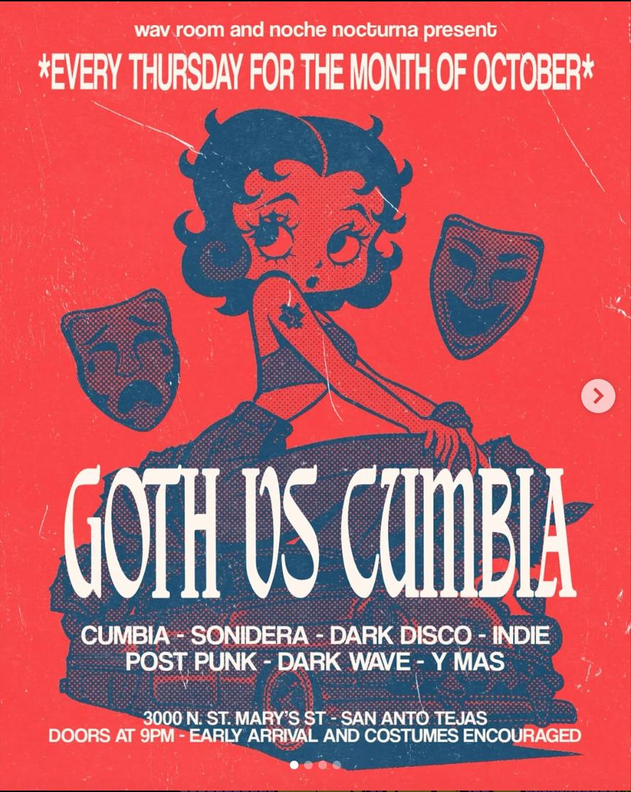 Noche Nocturna: Goth Vs Cumbia
