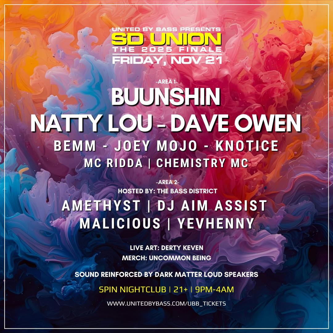 Sd Union With Buunshin + Natty Lou + Dave Owen