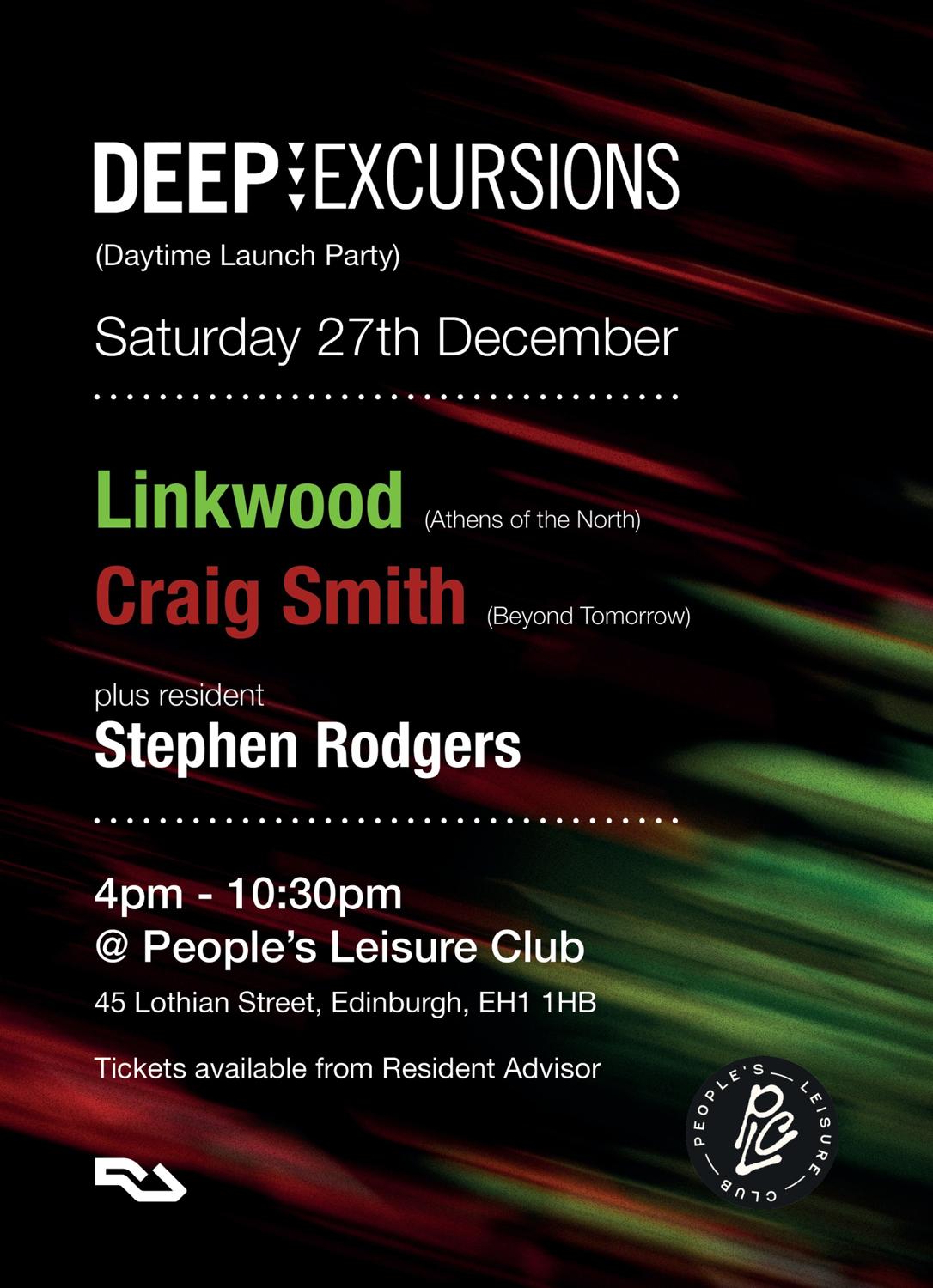 Deep Excursions (Daytime Launch): Linkwood & Craig Smith