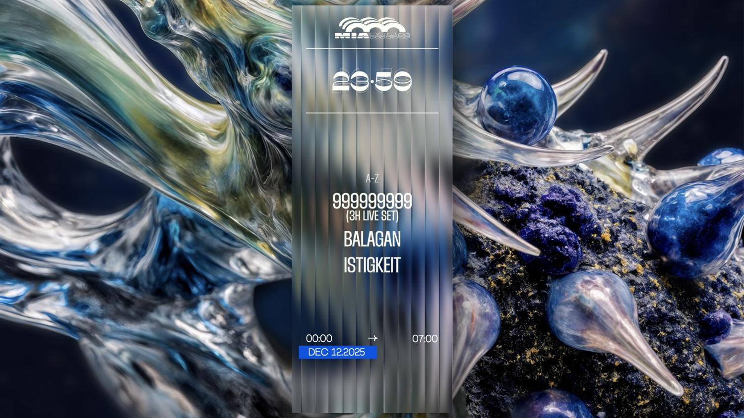 23:59: 999999999, Balagan, Istigkeit